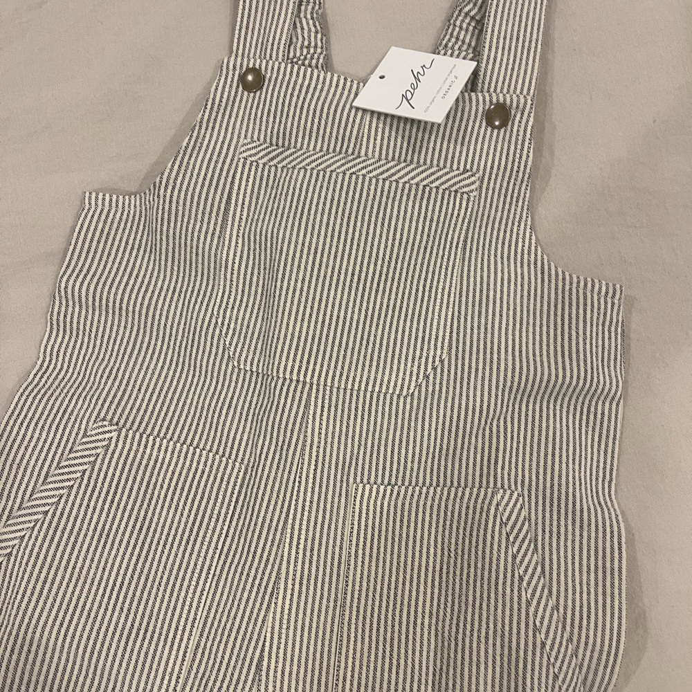 BNWT: Pehr Striped Overalls for Kids